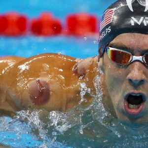Michael Phelps Cupping